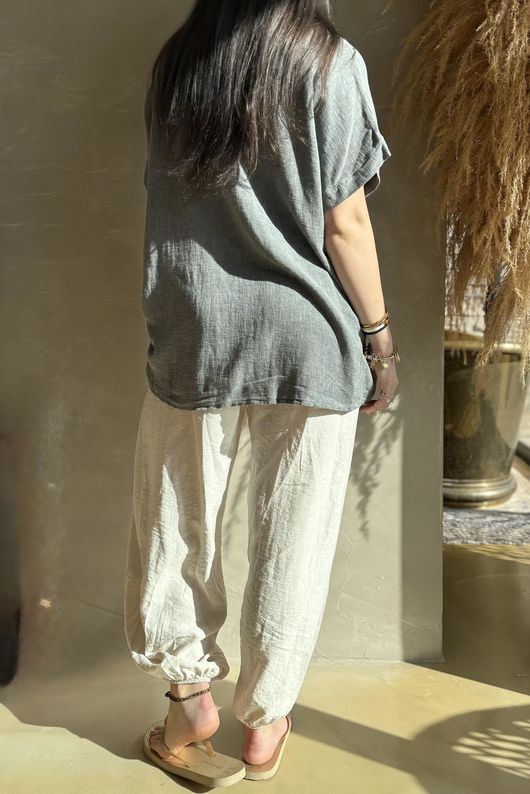 Santa Eulalia Hitch Top Washed Charcoal